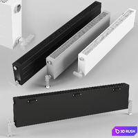 King Vent Convector Radiator 3D Model Vray