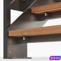 Staircase Loft 3D Model Corona