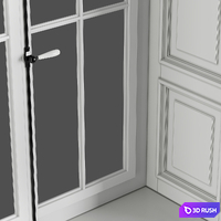 Classic window 3D Model Corona