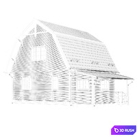 Country houses. 2 3D Model Corona