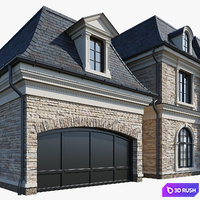 Classic house 1 3D Model Corona