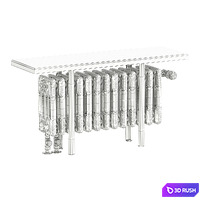 Radiator Zehnder Charleston Relax 3D Model Corona