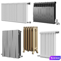 Radiators (v1) 3D Model Vray, Corona