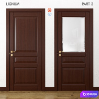 Doors Lignum Volkhovets part 3 3D Model Vray, Corona