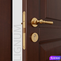 Doors Lignum Volkhovets part 3 3D Model Vray, Corona
