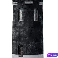 Lighthouse-FireIsland Lighthouse 3D Model Corona