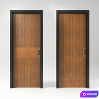 Entrance door collection v1 3D Model Vray, Corona