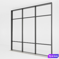 Panoramic glazing. Stained glass. 52 3D Model Vray, Corona