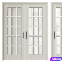 Classic interior doors 8 3D Model Vray, Corona
