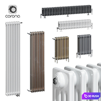 Zehnder Charleston radiators 4C 3D Model Corona