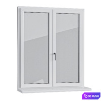Finstal plastic windows 3D Model Corona