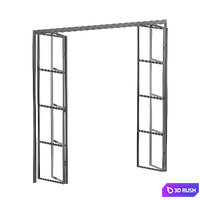 Glass partition 3D Model Corona