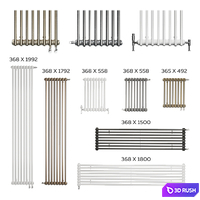 Zehnder Charleston Radiators 2C 3D Model Corona