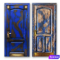 Loft doors 3D Model Vray
