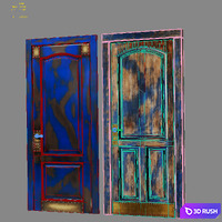 Loft doors 3D Model Vray