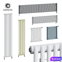 Radiators Zehnder Kleo KLV, KLH 3D Model Corona