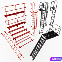 Fire Safety Elements / Fire Safety Elements 3D Model Vray, Corona