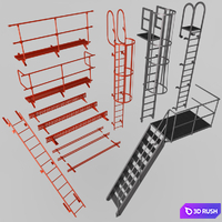 Fire Safety Elements / Fire Safety Elements 3D Model Vray, Corona