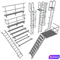Fire Safety Elements / Fire Safety Elements 3D Model Vray, Corona
