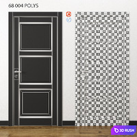 Doors Lignum Volkhovets part 6 white 3D Model Vray, Corona
