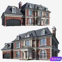 Classic house 2 3D Model Corona