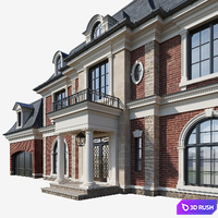 Classic house 2 3D Model Corona