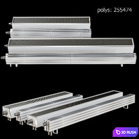 Radiator Set 3D Model Vray, Corona