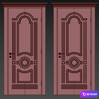 Door 157 3D Model Vray
