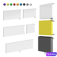 PURMO Ramo Compact x62 x72 x104 x154 3D Model Vray, Corona