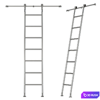 JNF STEP System Ladder 3D Model Vray, Corona