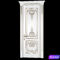 Louis door 3D Model Vray