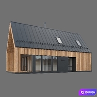 Barn house 01 3D Model Corona
