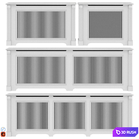 Decorative radiator screen set_05 3D Model Vray, Corona