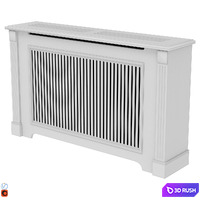 Decorative radiator screen set_05 3D Model Vray, Corona