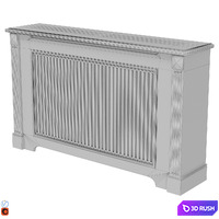 Decorative radiator screen set_05 3D Model Vray, Corona