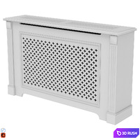 Decorative radiator screen set_07 3D Model Vray, Corona