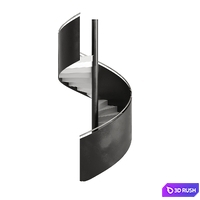 Spiral Staircase Type 5 3D Model Corona
