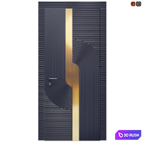 Expression-Virgin Front Door 3D Model Vray, Corona