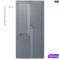 Expression-Virgin Front Door 3D Model Vray, Corona