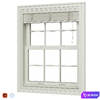 Windows 02 3D Model Vray, Corona