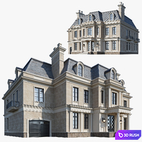 Classic house 3 3D Model Corona