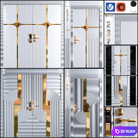 DC door vol 01 3D Model Vray, Corona