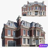 Classic house 4 3D Model Corona
