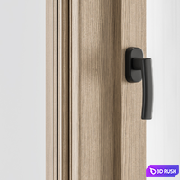 Wooden Window Modern - Windows Set 01 3D Model Vray, Corona