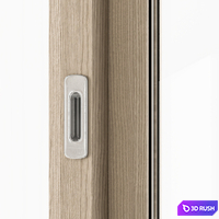 Sliding Wooden Window Modern - Windows Set 02 3D Model Vray, Corona