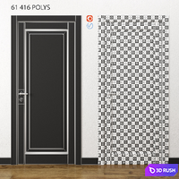 Doors Lignum Volkhovets part 1 white 3D Model Vray, Corona