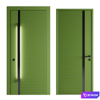 Entrance and interior door 3D Model Vray, Corona
