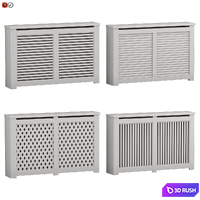 Decorative radiator screen set_03 3D Model Vray, Corona