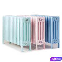 Multisec Column Radiator 3D Model Vray, Corona