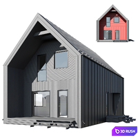 Modular house 02 3D Model Corona